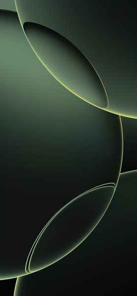 Abstract Green Shapes Wallpaper - Minimalist Aesthetic Background 4K Ultra HD