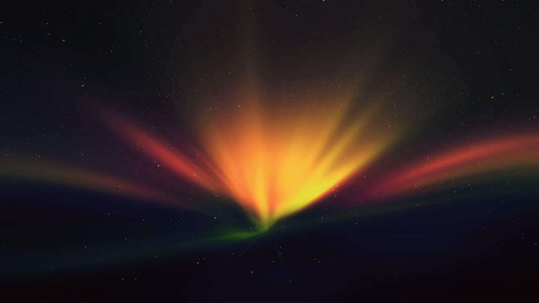 Stunning Space Wallpaper - Nebula Background with Starburst Effect